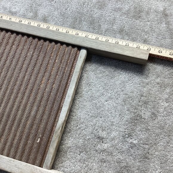 Antique National Washboard Co. No. 824 Wood & Metal Made In USA - Picture 14 of 16
